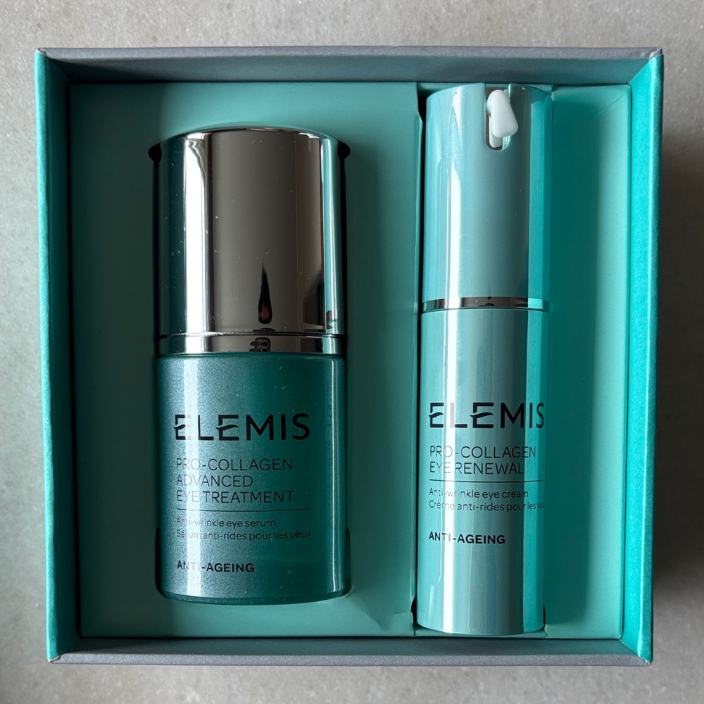 ELEMIS Eye Cream Duo in Turquoise and Silver